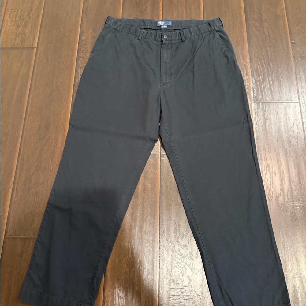 Men's Polo Ralph Lauren Black Chino Pants - Comfortable Everyday Fit
